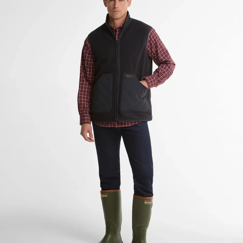 Barbour Tempest Tall Wellington Boots in Olive-9