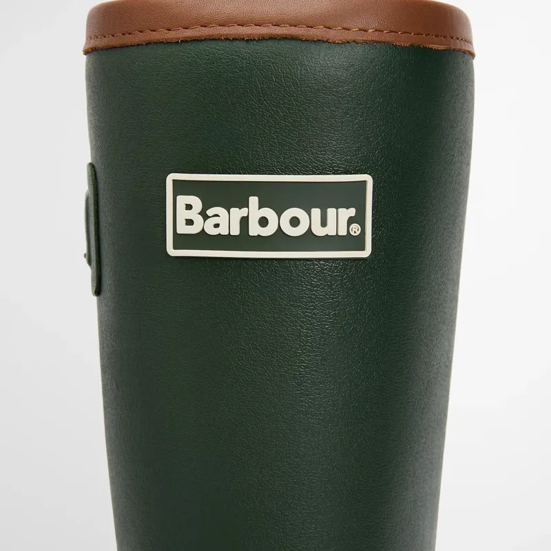 Barbour Tempest Tall Wellington Boots in Olive-4