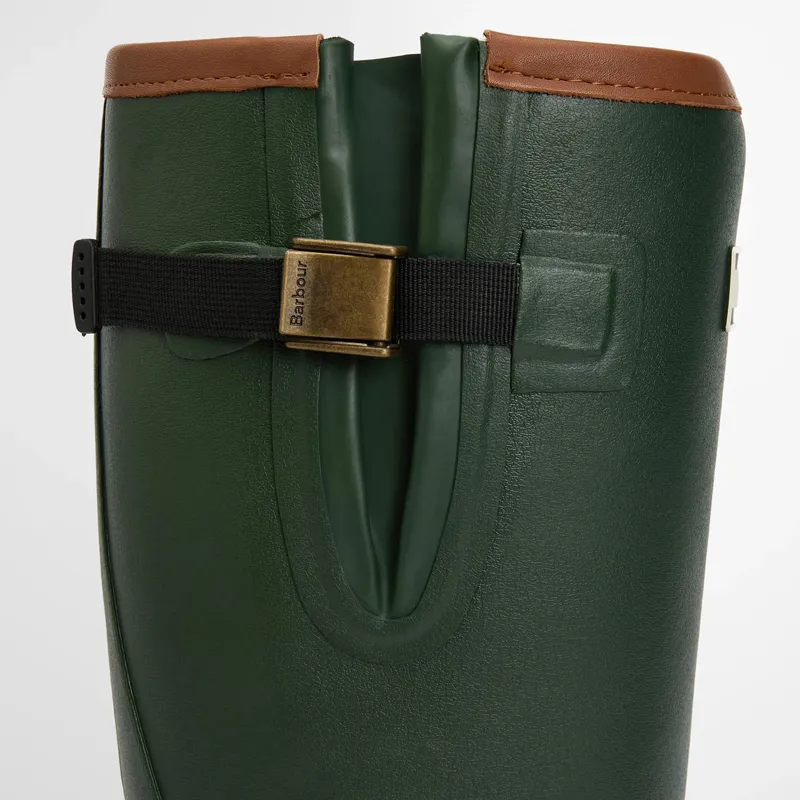 Barbour Tempest Tall Wellington Boots in Olive-5