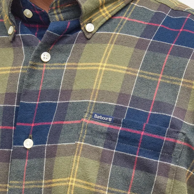 Barbour Fortrose Tailored Long-Sleeved Shirt in Classic Tartan-5