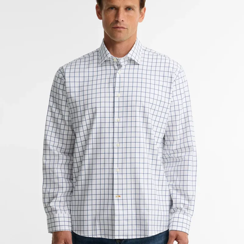 Barbour Hanstead Country Active Regular Long-Sleeved Shirt in Blue-1