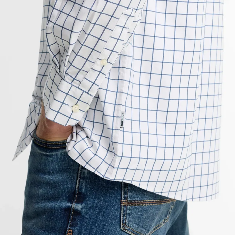 Barbour Hanstead Country Active Regular Long-Sleeved Shirt in Blue-3
