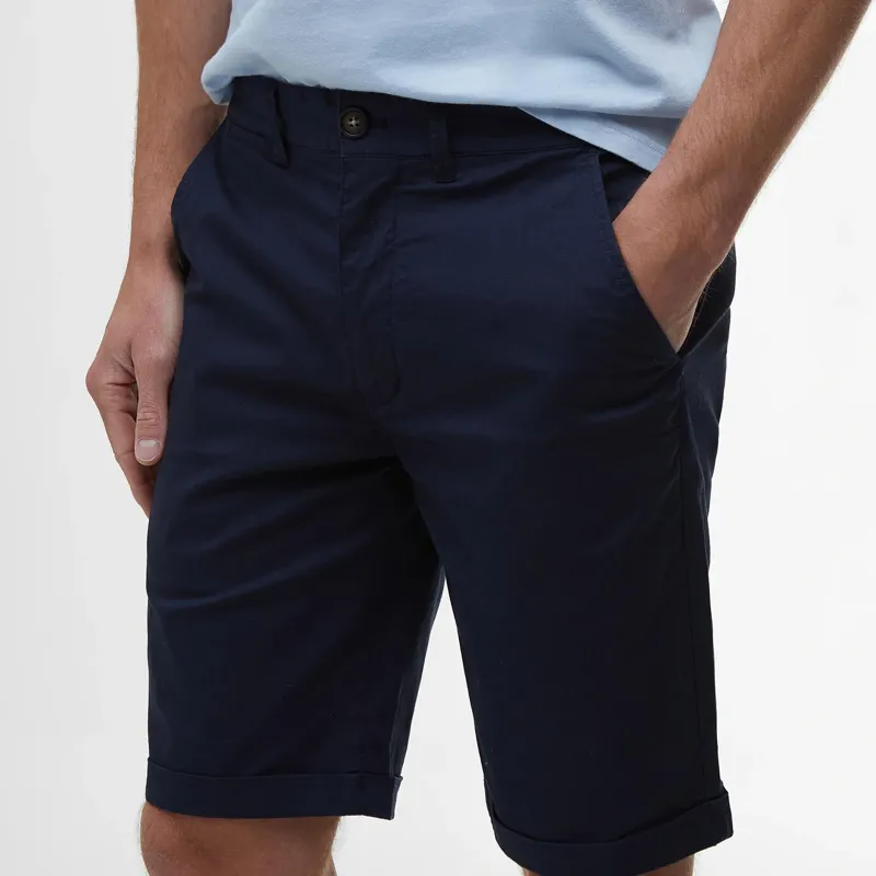 Barbour Smart Chino Shorts in Navy-3