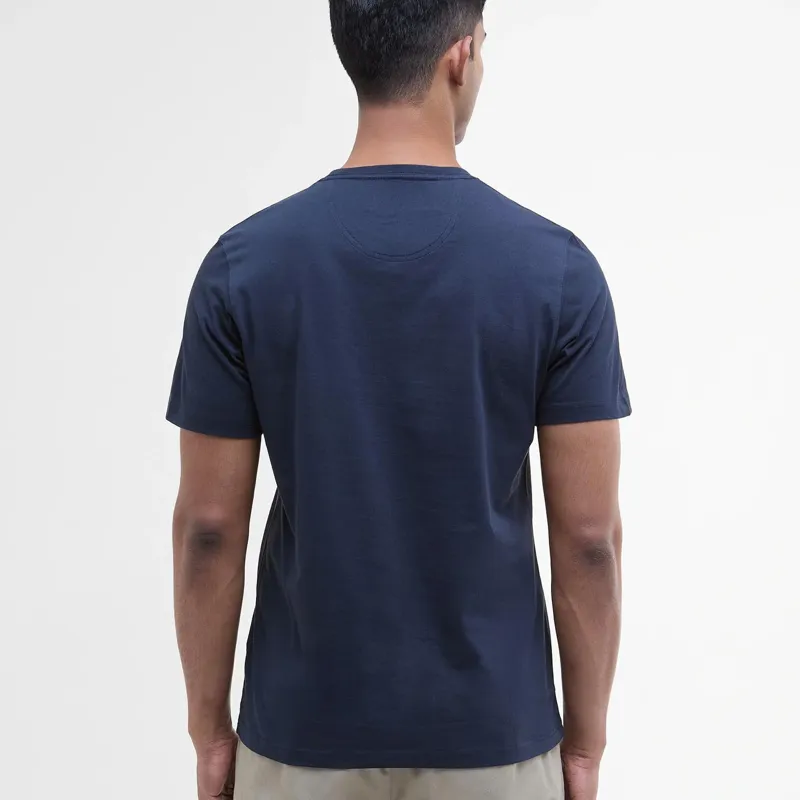 Barbour Essential Sports T-Shirt in Classic Navy-2