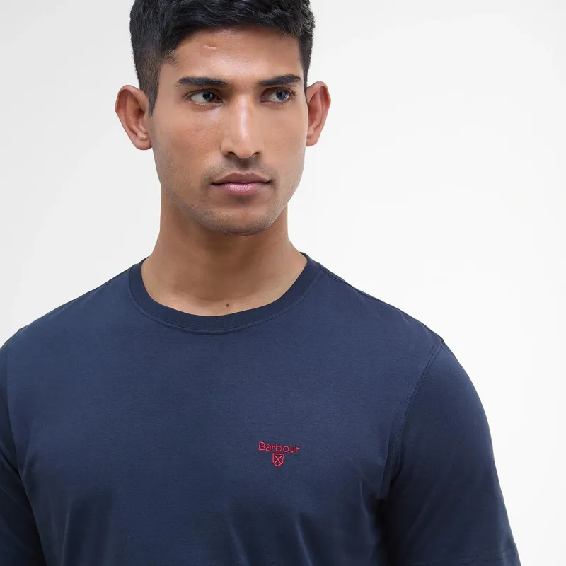 Barbour Essential Sports T-Shirt in Classic Navy-3