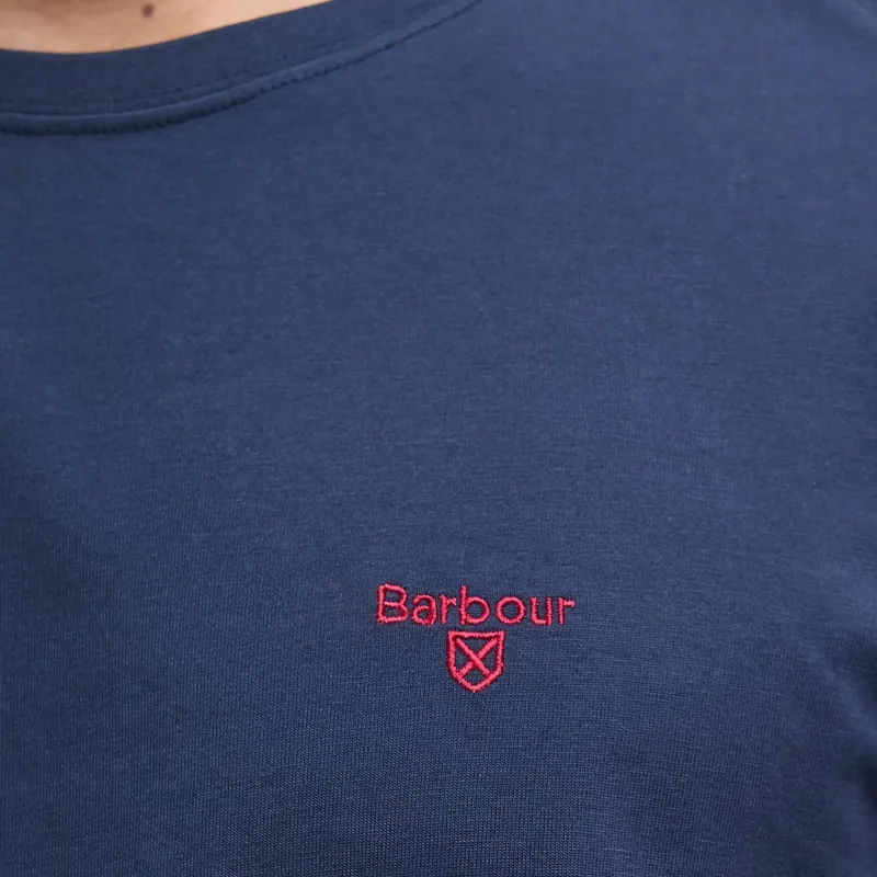 Barbour Essential Sports T-Shirt in Classic Navy-4