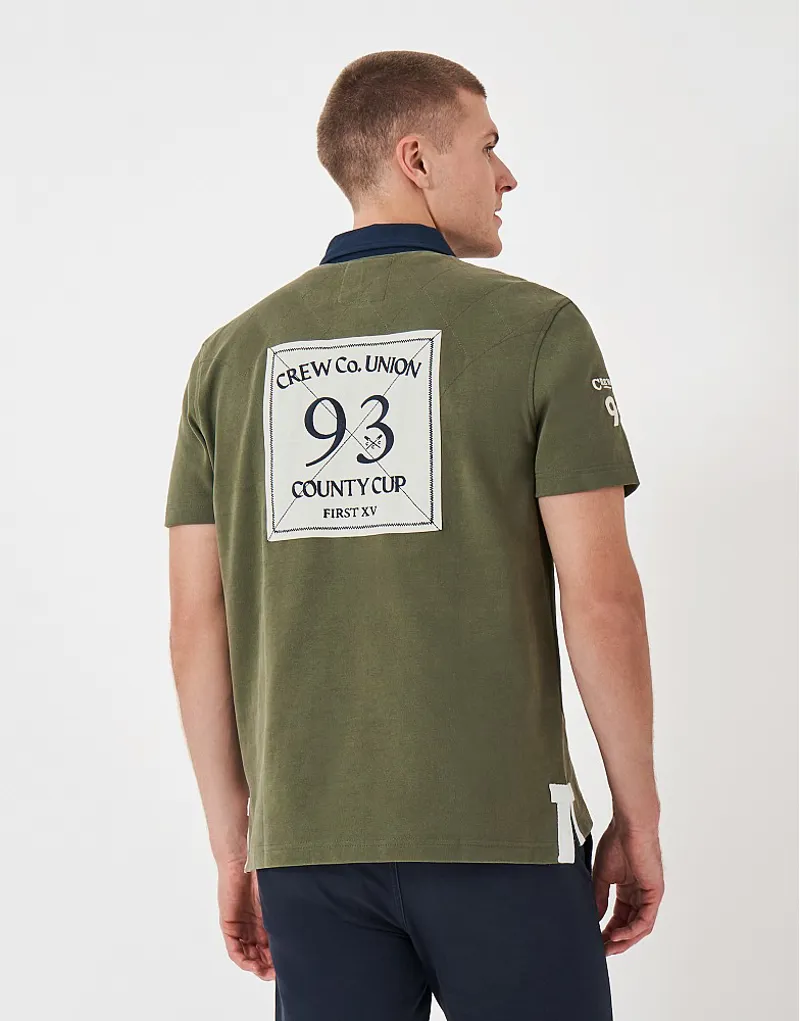 Crew Patch Rugby Heritage Olive-3