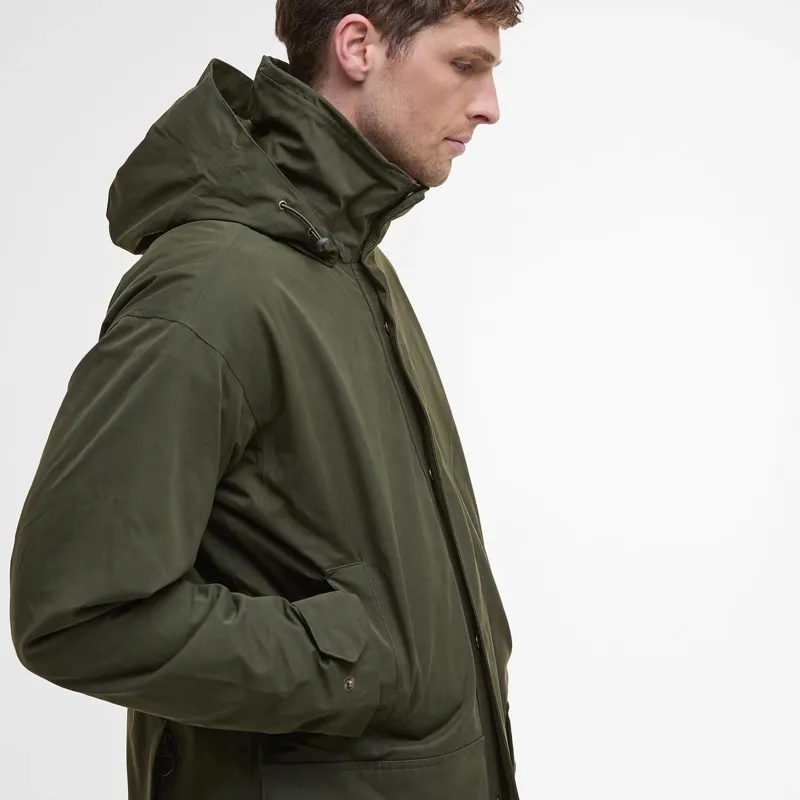 Barbour Beaconsfield Jacket in Olive-2