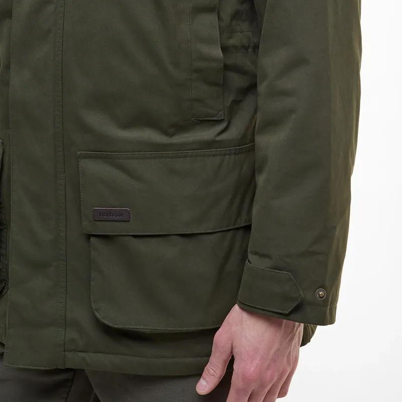 Barbour Beaconsfield Jacket in Olive-4