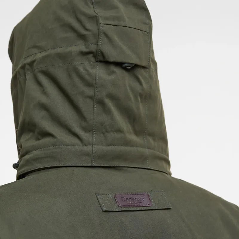 Barbour Beaconsfield Jacket in Olive-5