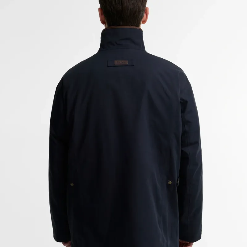 Barbour Bromfield Waterproof Jacket in Dark Navy-3