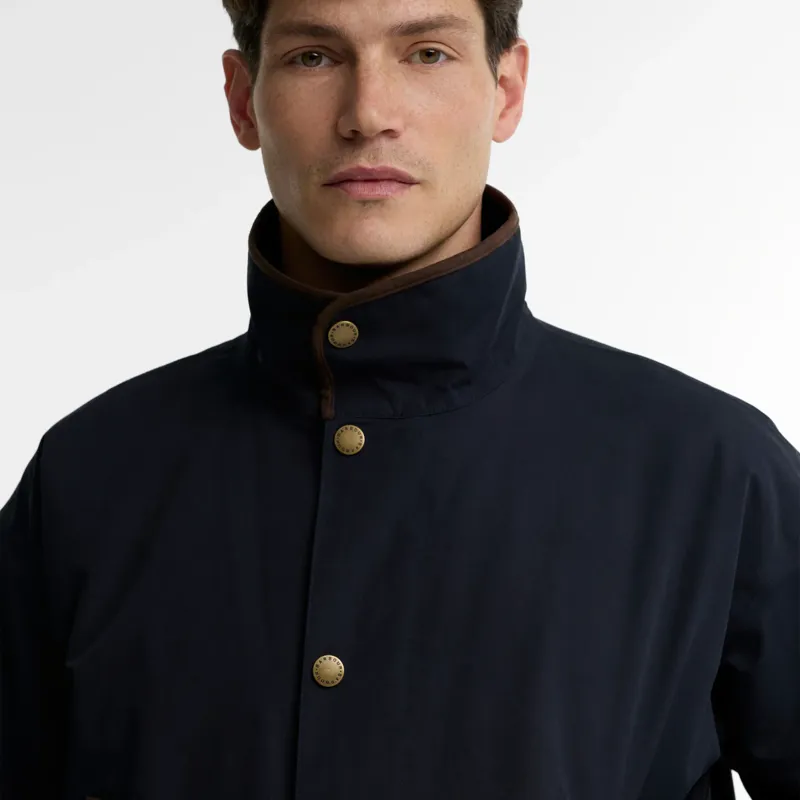 Barbour Bromfield Waterproof Jacket in Dark Navy-5