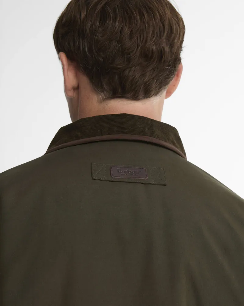 Barbour Bromfield Waterproof Jacket in Dark Olive-6