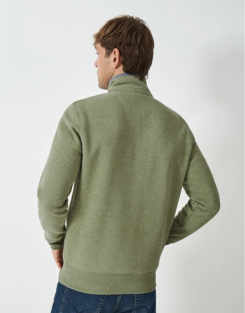 Crew Classic Half Zip Sweatshirt Artichoke Marl 2025-2
