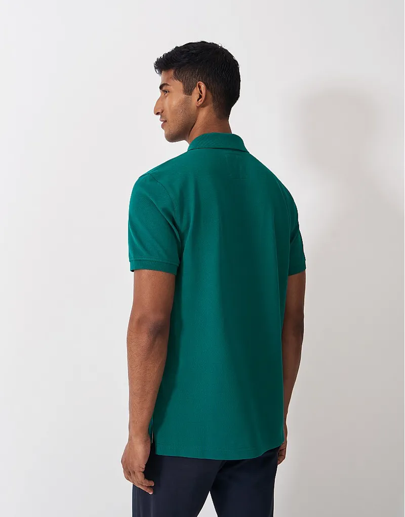 Crew Classic Pique Polo Teal Green-5