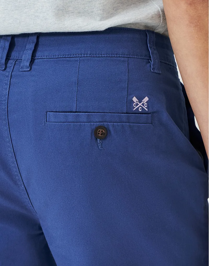 Crew Bermuda Chino Stretch Shorts Dark Blue-3
