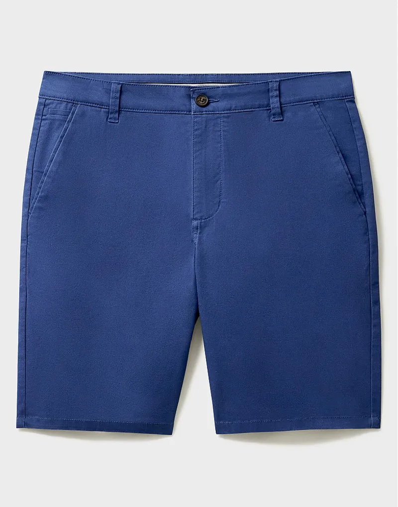 Crew Bermuda Chino Stretch Shorts Dark Blue-1