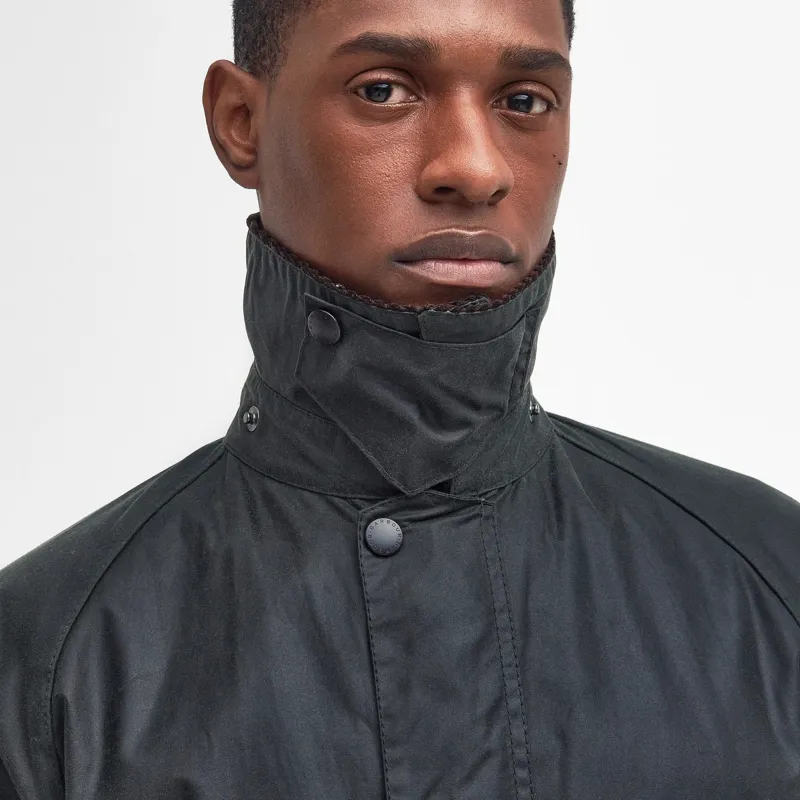 Barbour Bedale Waxed Jacket in Sage-5