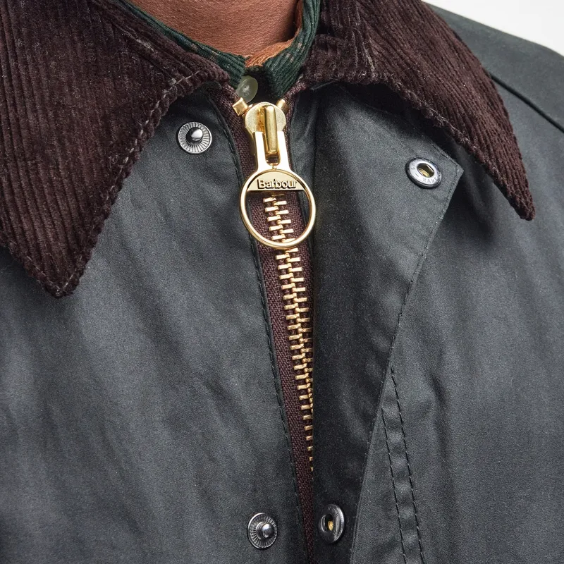 Barbour Bedale Waxed Jacket in Sage-7