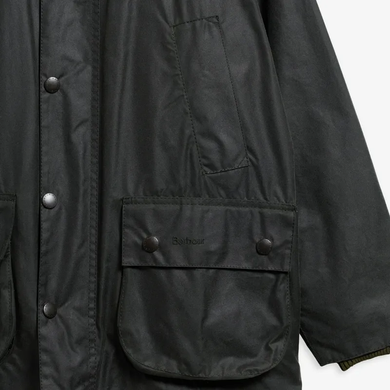 Barbour Bedale Waxed Jacket in Sage-8