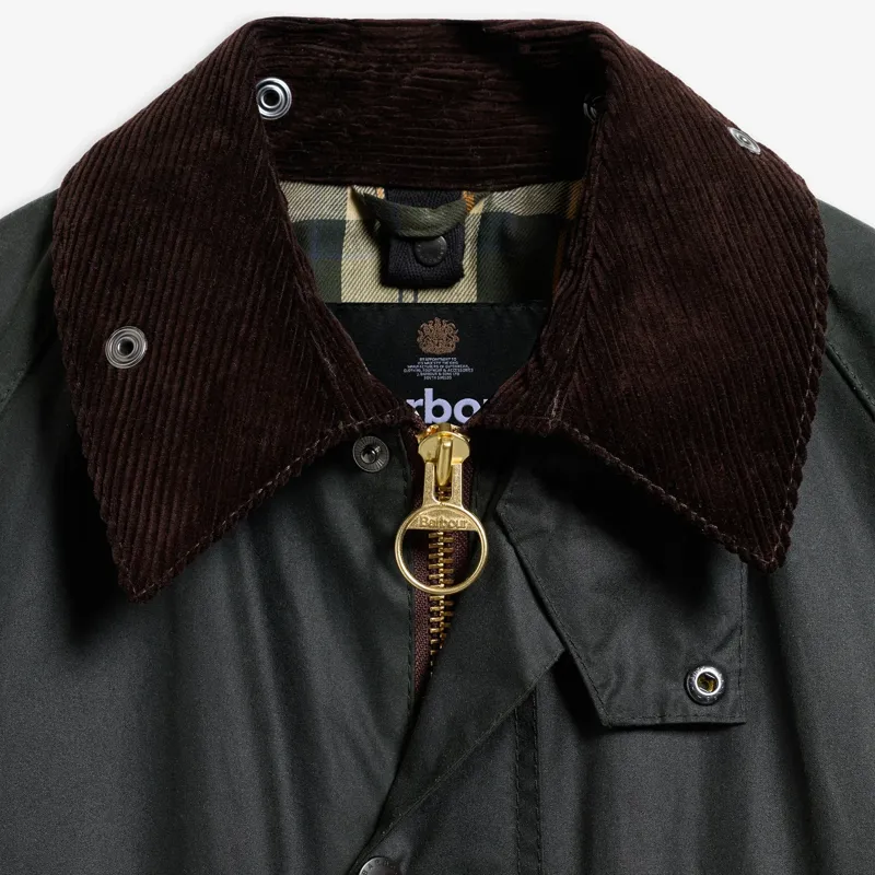 Barbour Bedale Waxed Jacket in Sage-9