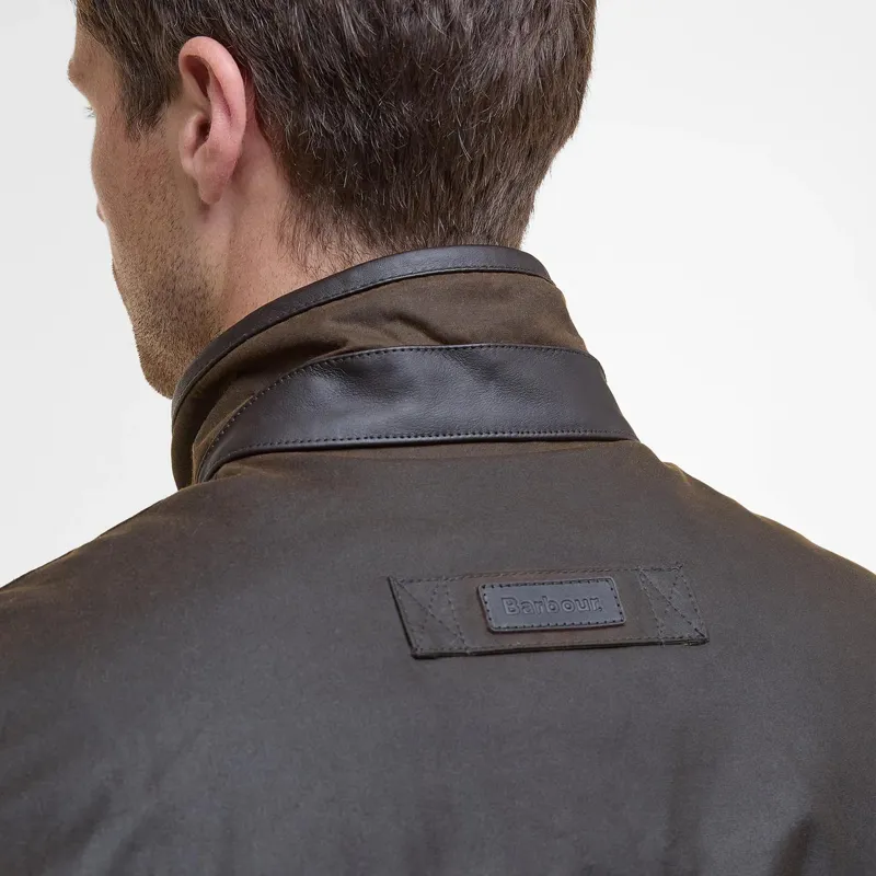 Barbour Hereford Waxed Jacket Olive-6
