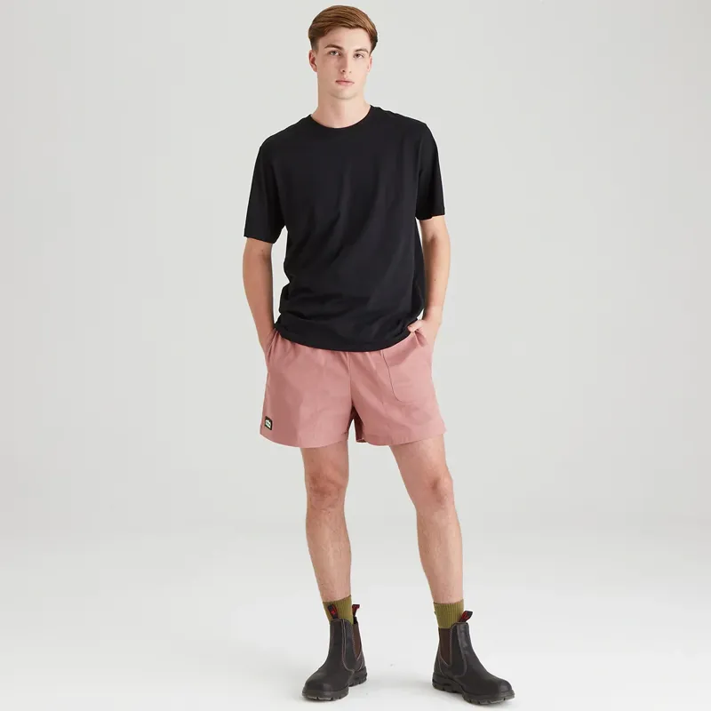 Ridgeline Hose Down Shorts Men's in Dusky Pink-6