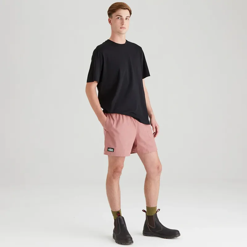Ridgeline Hose Down Shorts Men's in Dusky Pink-3