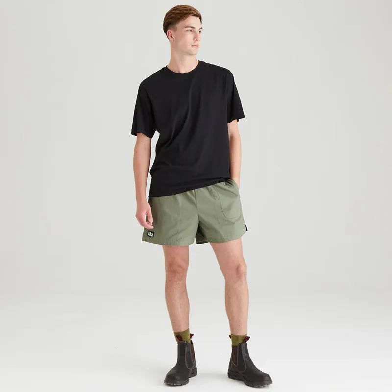 Ridgeline Hose Down Shorts Men's in Khaki Green-3