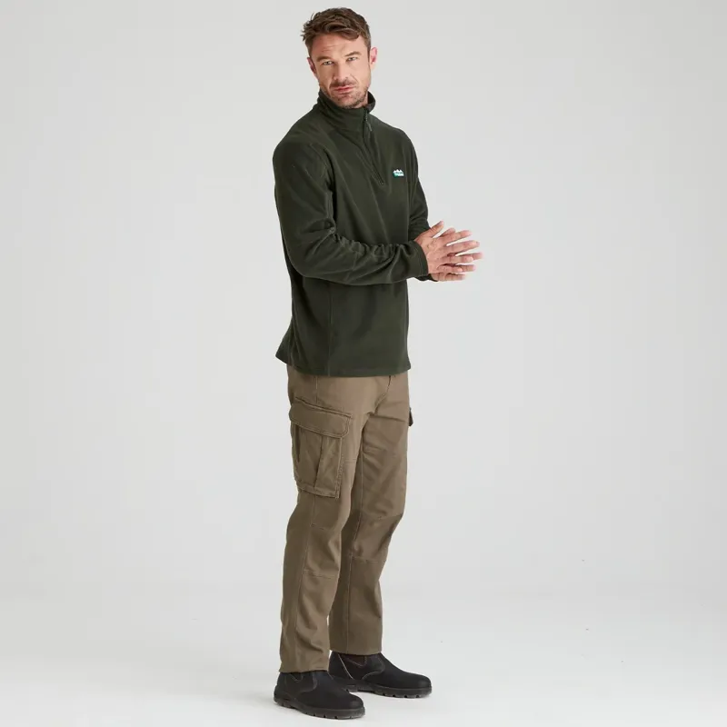 Ridgeline Narvik Fleece Jumper in Deep Forest-1