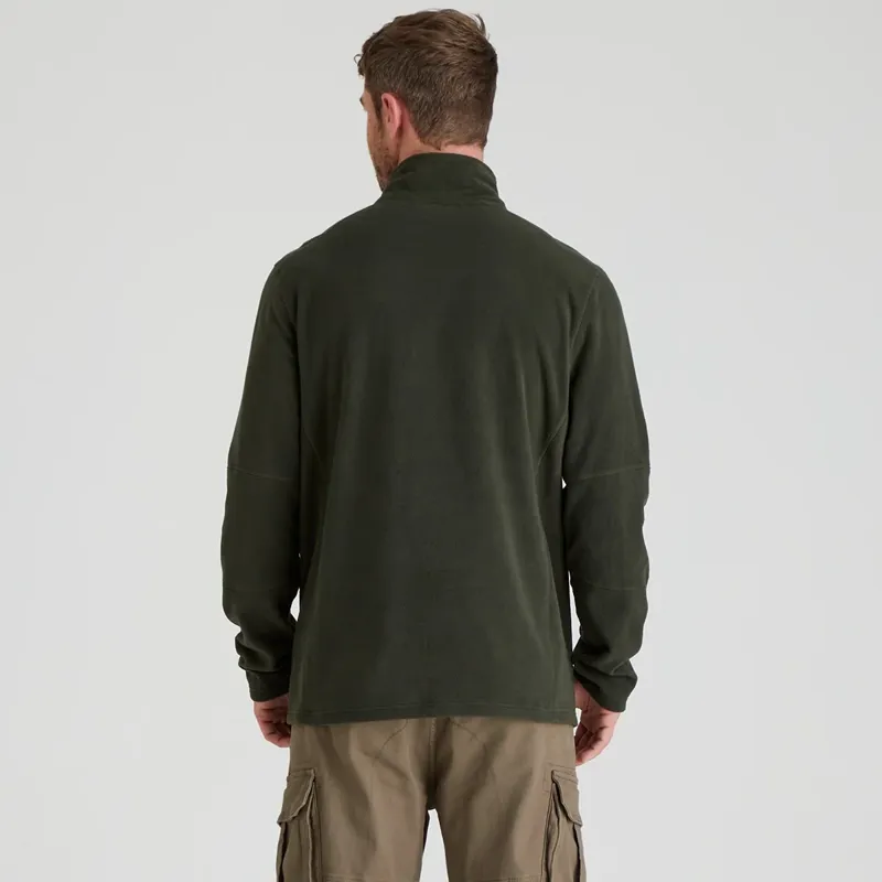 Ridgeline Narvik Fleece Jumper in Deep Forest-2