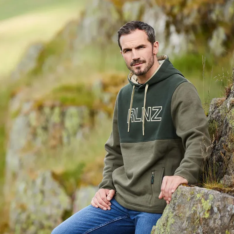 Ridgeline South Island Hoodie Olive Mix-2