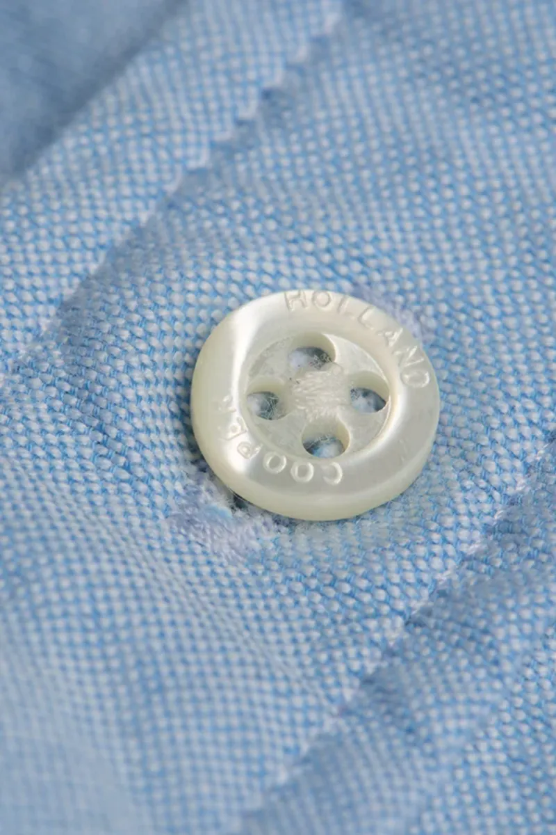 Holland Cooper Men's Classic Oxford Shirt Sky Blue-5