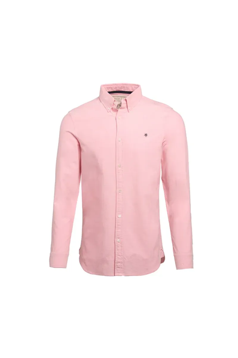 Holland Cooper Men's Classic Oxford Shirt Soft Pink