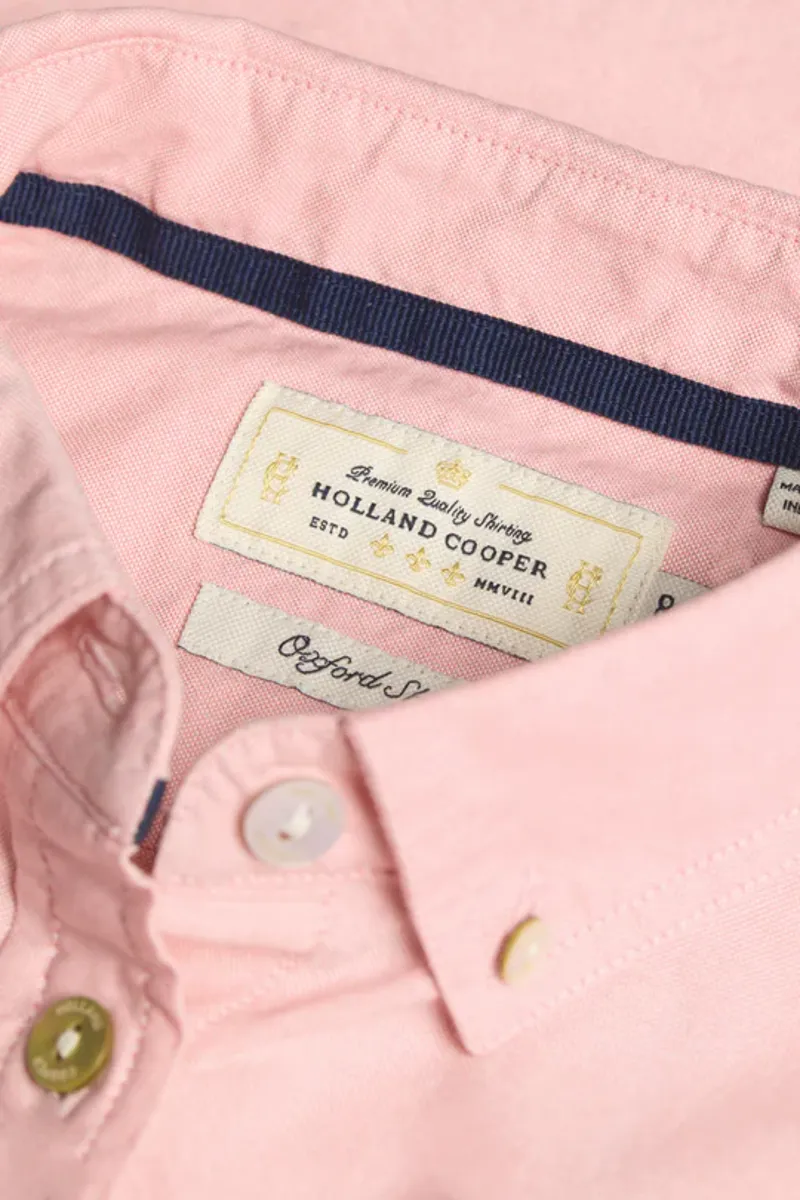 Holland Cooper Oxford Shirt Pink-3