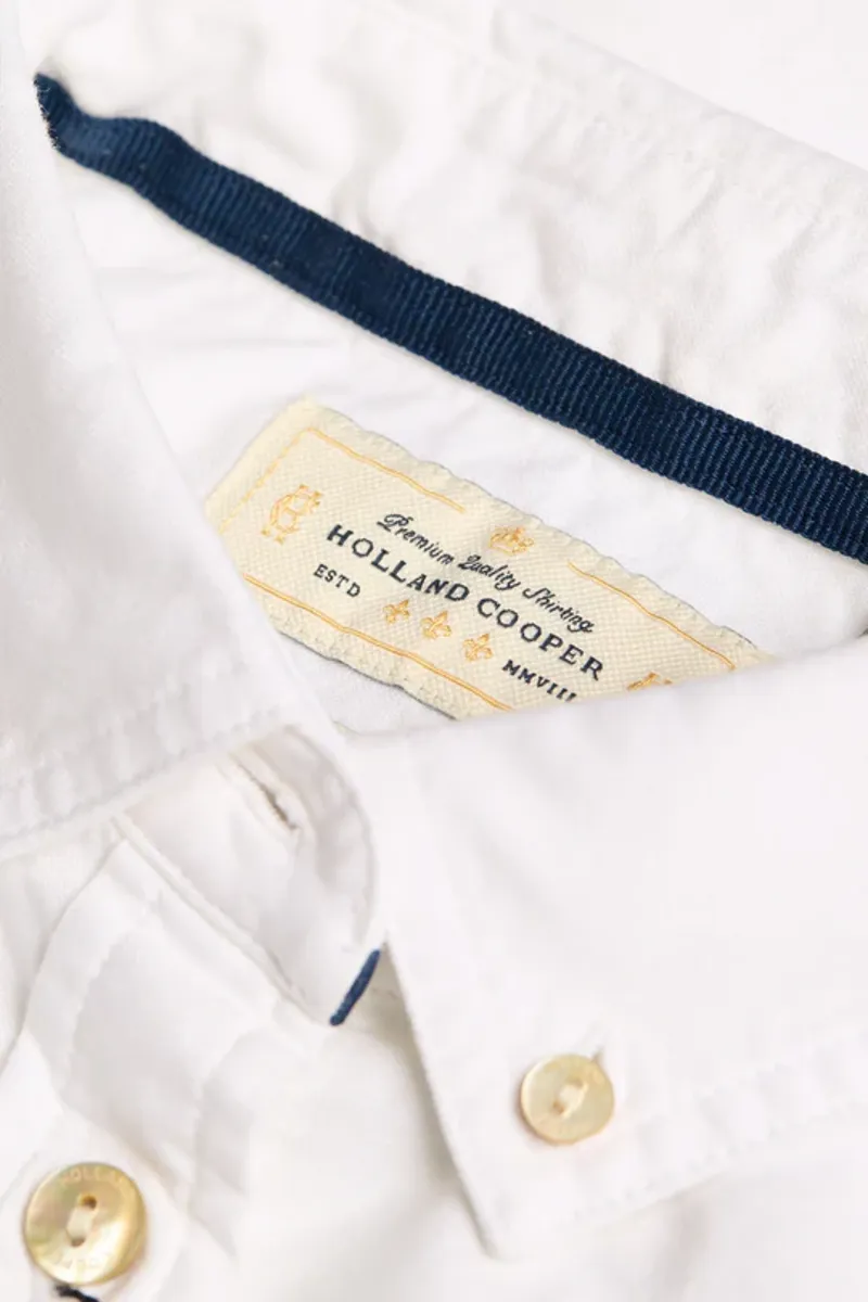 Holland Cooper Oxford Shirt White-8