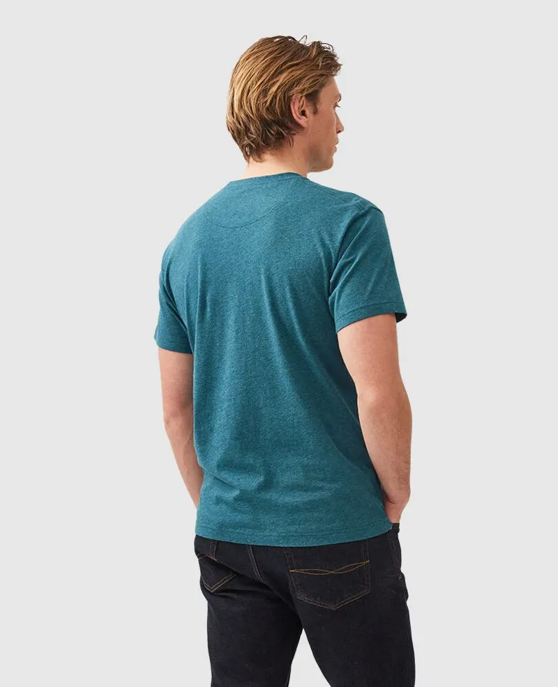 Rodd and Gunn The Gunn T-Shirt Dark Cyan-2