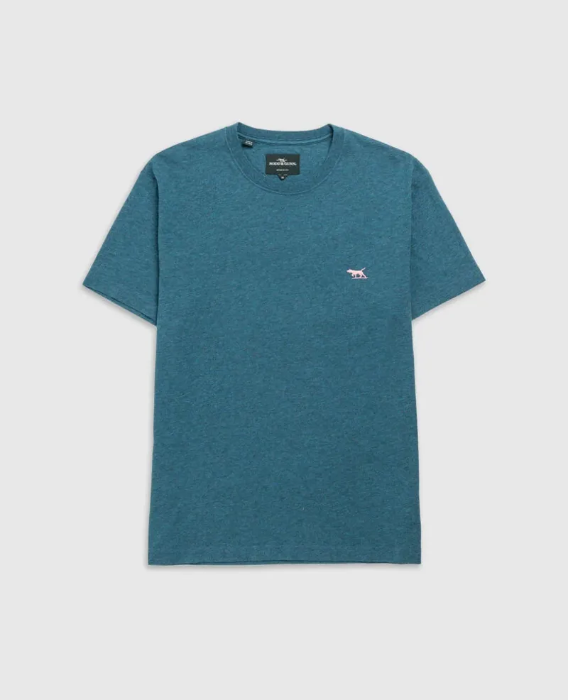 Rodd and Gunn The Gunn T-Shirt Dark Cyan-5