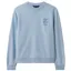 Crew Pigment Dyed Crew Neck Sweatshirt Light Blue