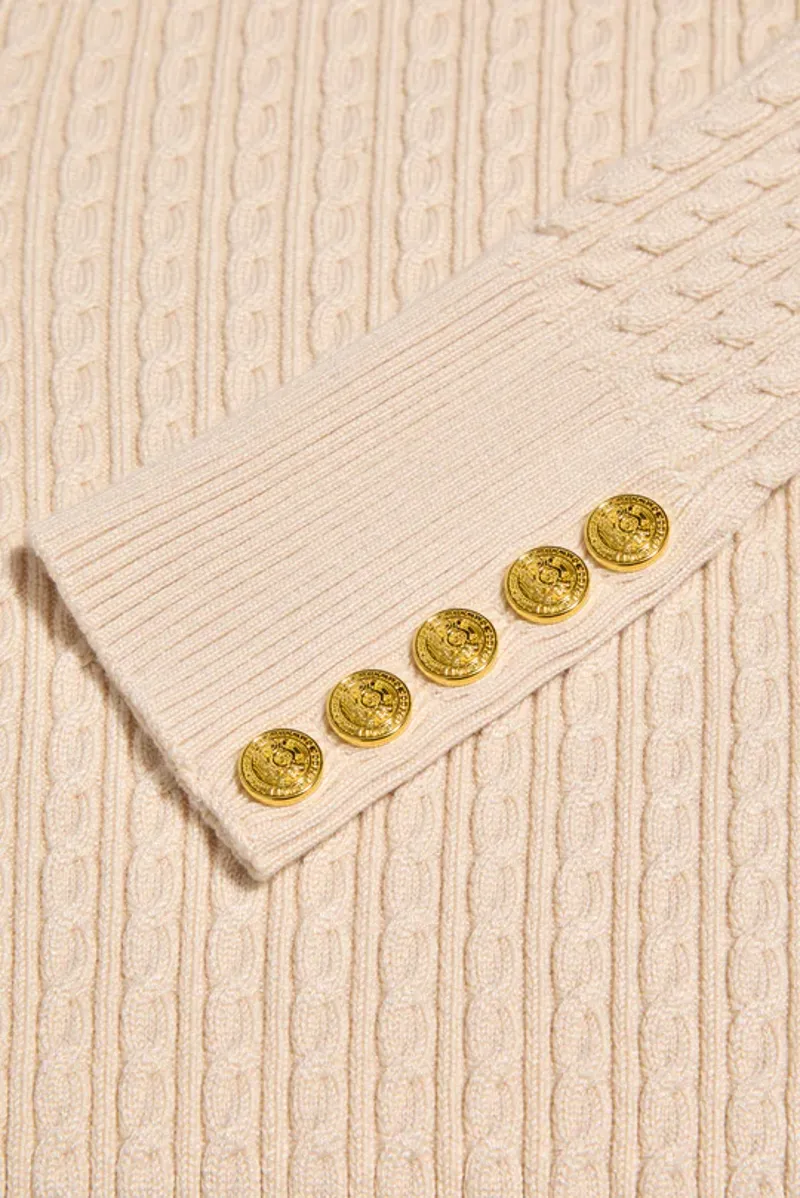 Holland Cooper Princeton Crew Neck Knit Almond-6