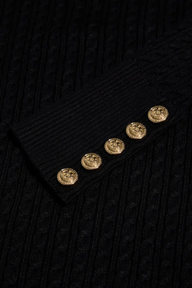 Holland Cooper Princeton Crew Neck Knit Black-8