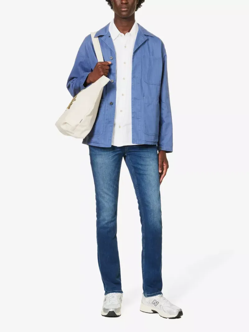 Paige Transcend Federal Slim Straight Jeans Milburn-2