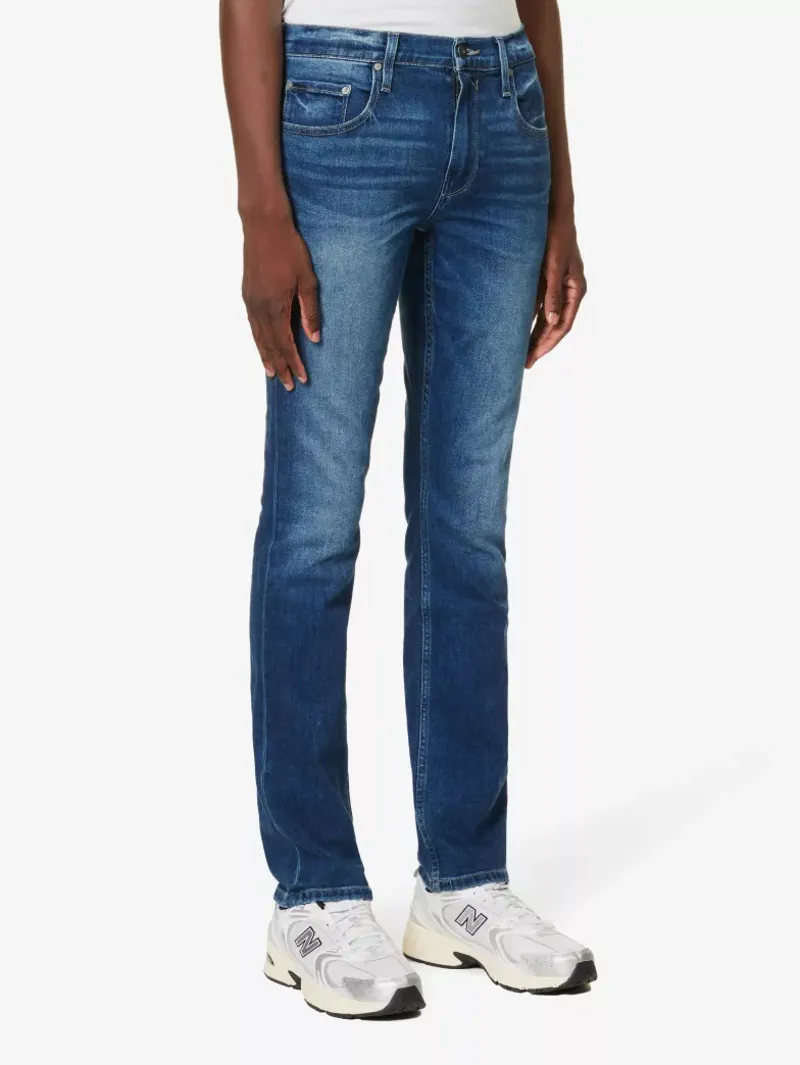 Paige Transcend Federal Slim Straight Jeans Milburn-3