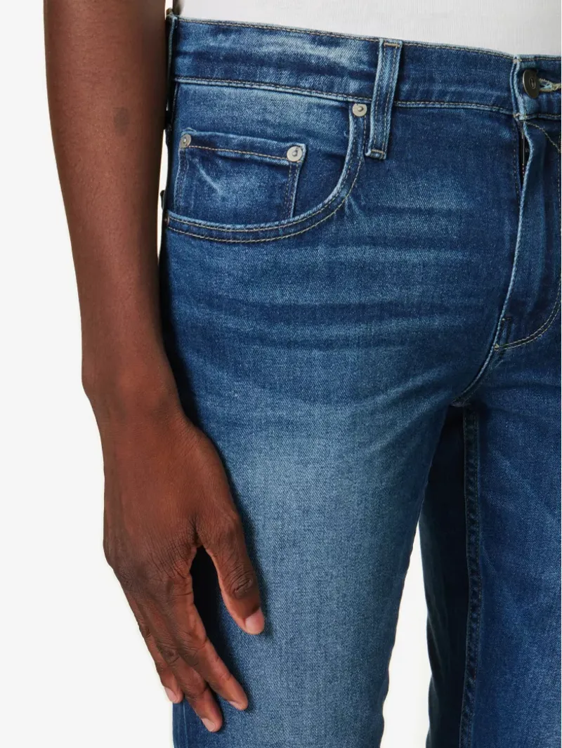 Paige Transcend Federal Slim Straight Jeans Milburn-5