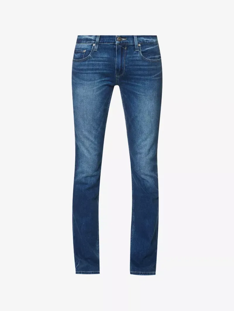 Paige Transcend Federal Slim Straight Jeans Milburn-1