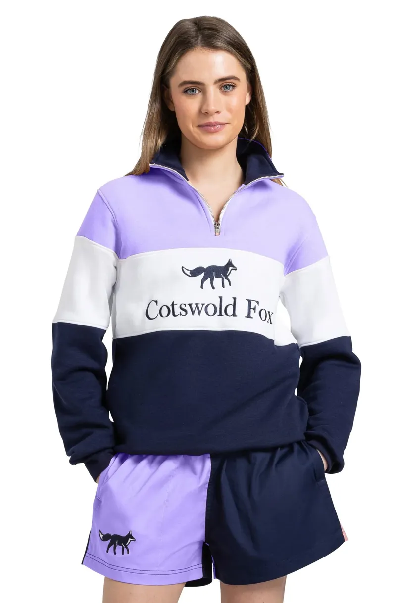 Cotswold Fox Cirencester Quarter Zip Lilac