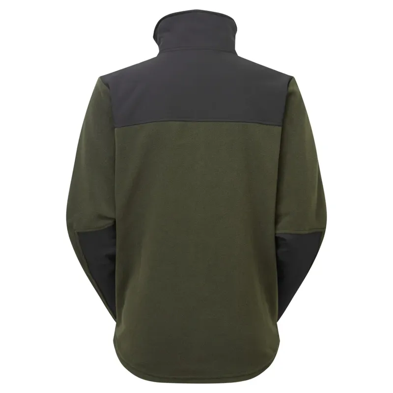 Ridgeline Hybrid Fleece Jacket Olive-1