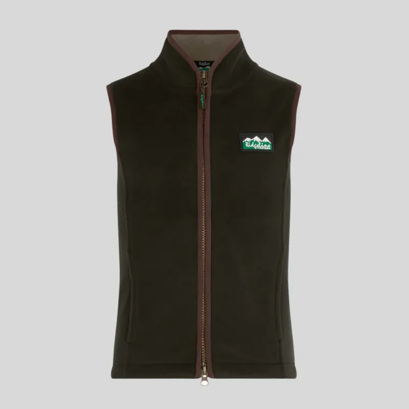 Ridgeline Kids Kodiak Cub Gilet Fleece Deep Forest