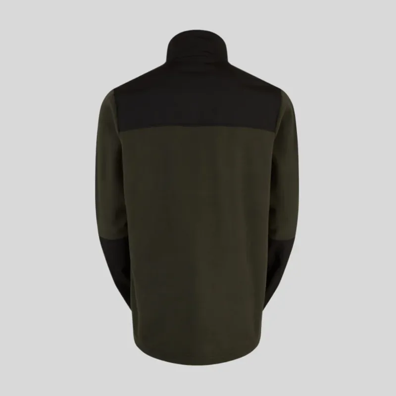 Ridgeline Hybrid Fleece Jacket Deep Forest/ Black-2