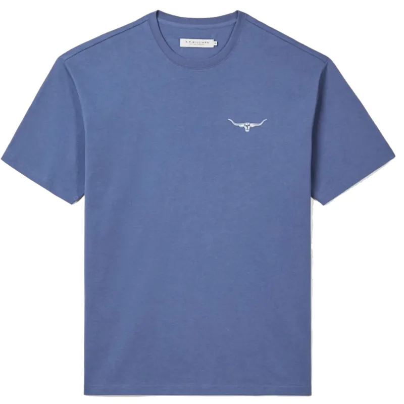 RM Williams 1932 T-Shirt Bright Blue